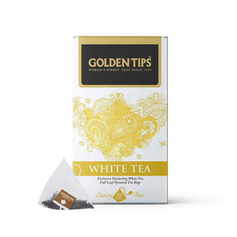 Exclusive Darjeeling White Tea Full Leaf Pyramid Tea Bags