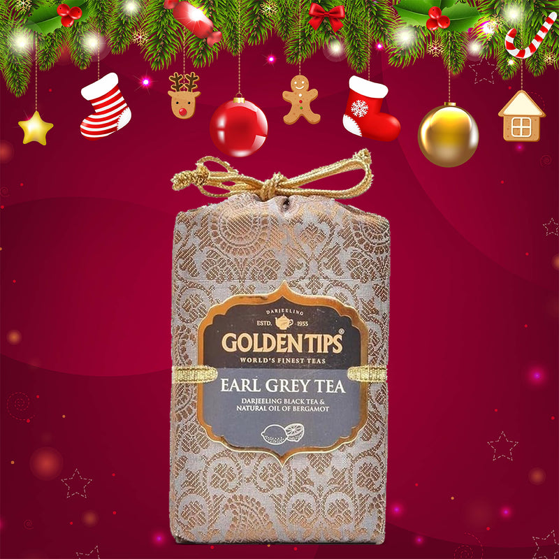 Earl Grey Tea - Royal Brocade Cloth Bag