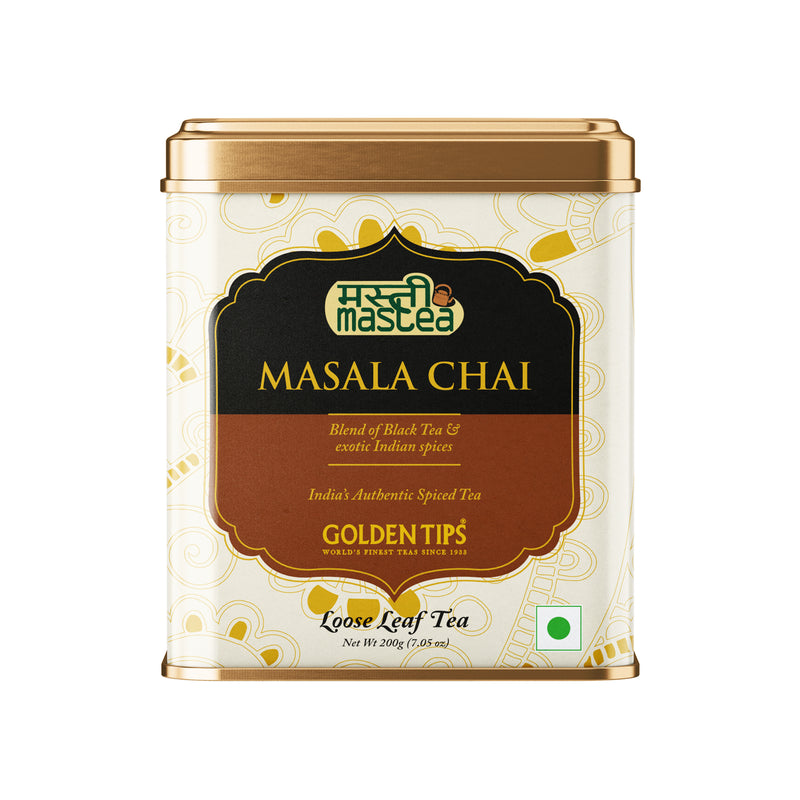 Masala Chai India's Authentic Spiced Tea - Tin Can