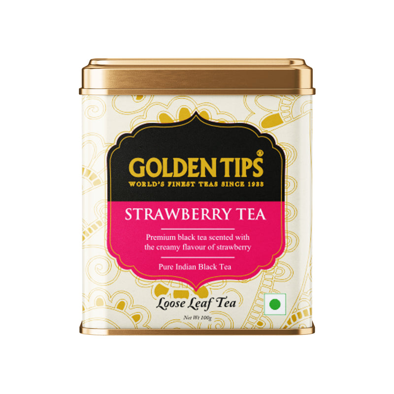 Strawberry Flavoured Loose Leaf Black Tea - Tin Can