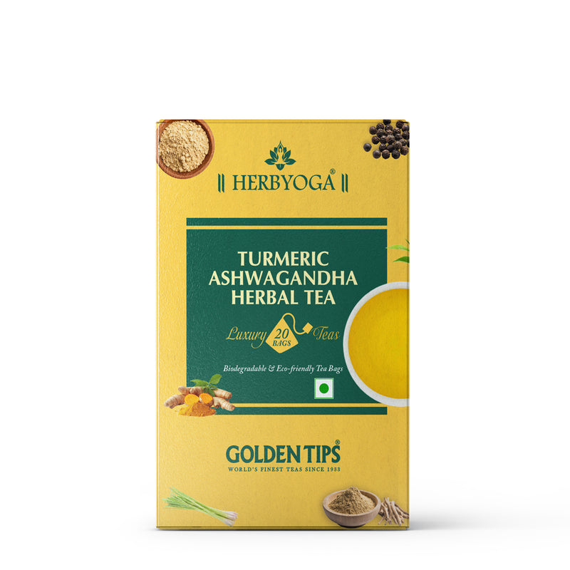 Herbyoga Turmeric Ashwagandha Herbal Tea