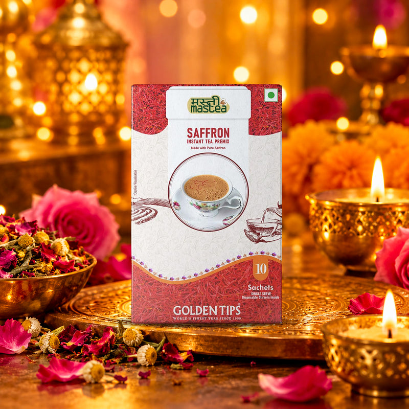 Saffron Instant Tea Premix