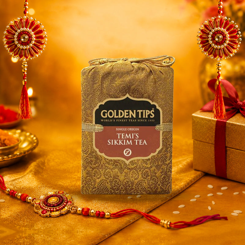 Temi Sikkim Tea - Royal Brocade Cloth Bag