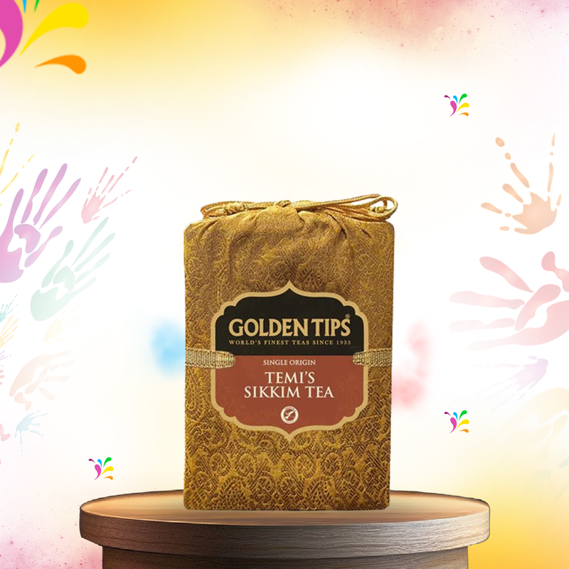 Temi Sikkim Tea - Royal Brocade Cloth Bag