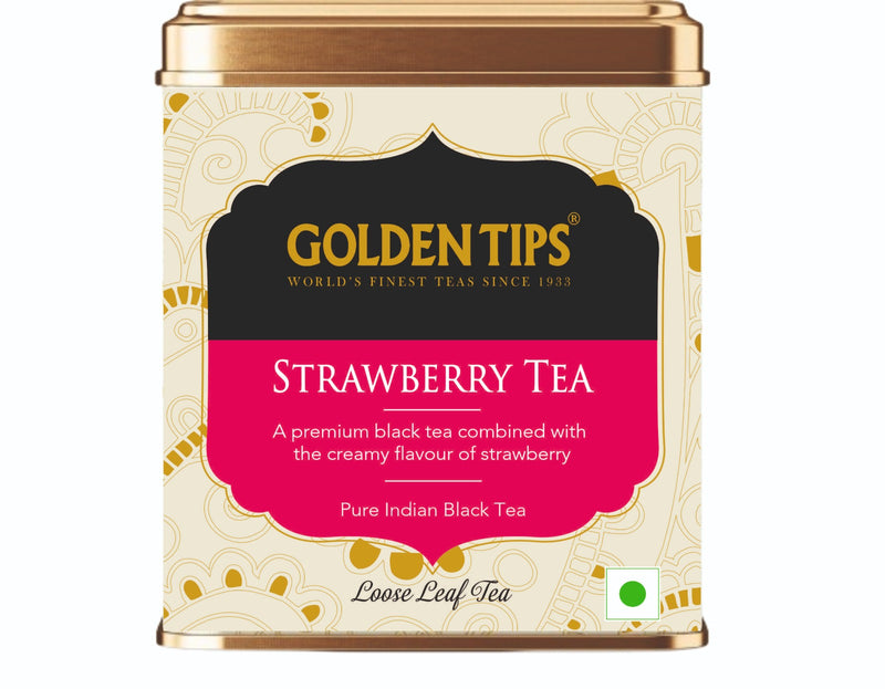 Strawberry Flavoured Loose Leaf Black Tea - Tin Can