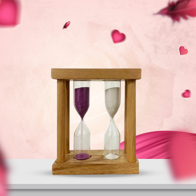 Wooden Sand Tea Timer 3 Minutes and 5 Minutes