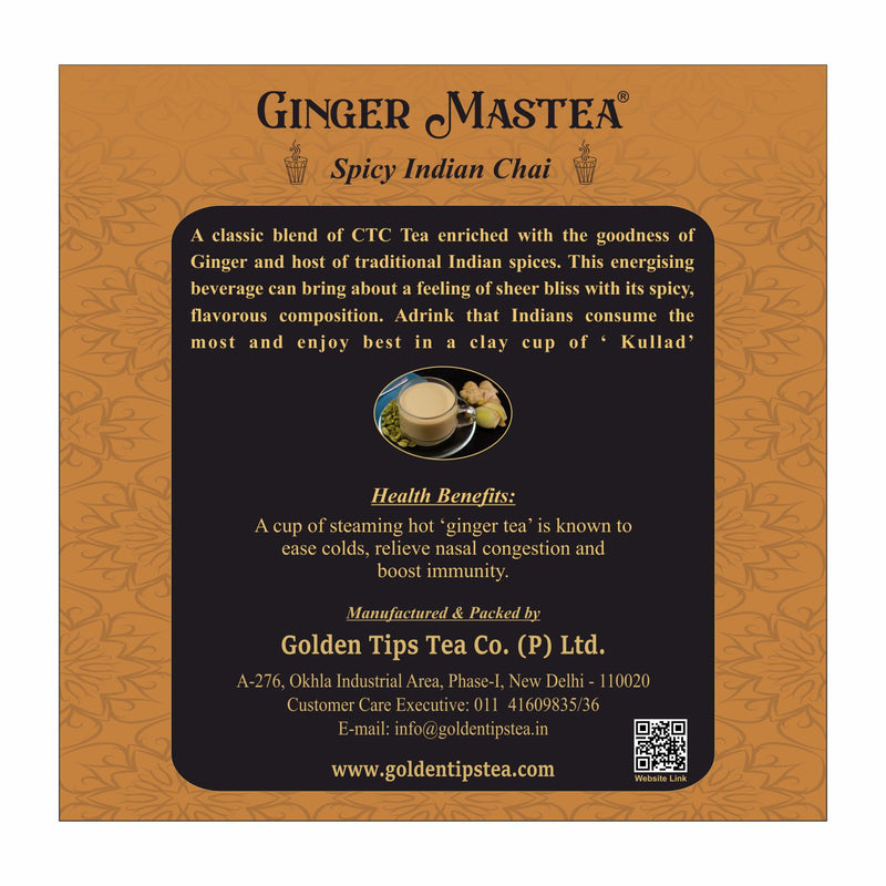 Ginger Mastea - Indian Masala Chai