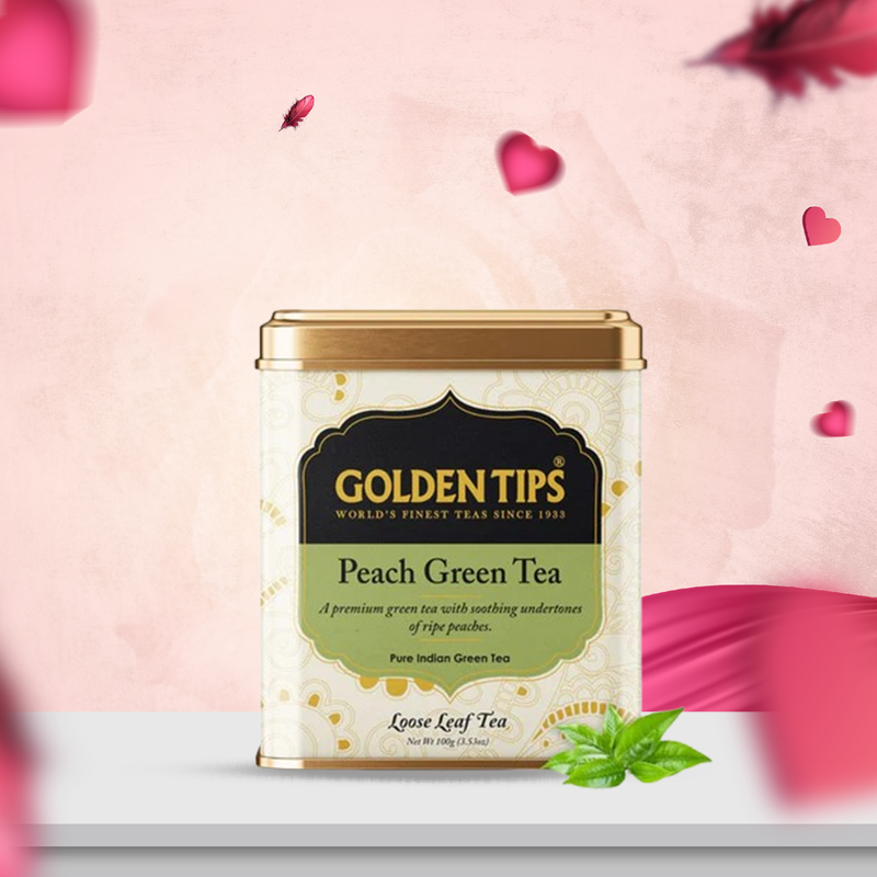 Peach Green Tea - Tin Can