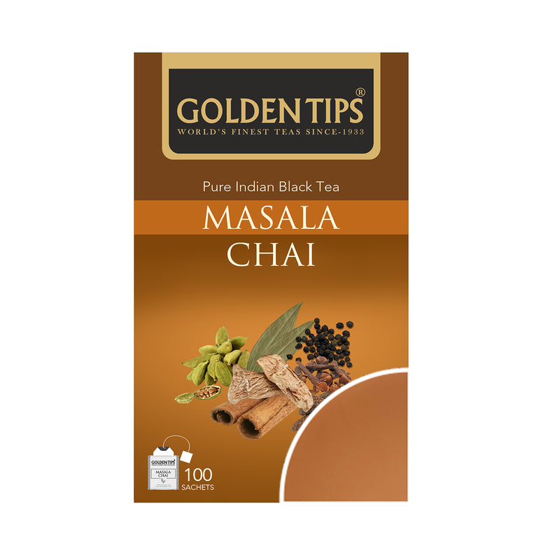 Masala Chai Envelope - Tea Bags - Golden Tips