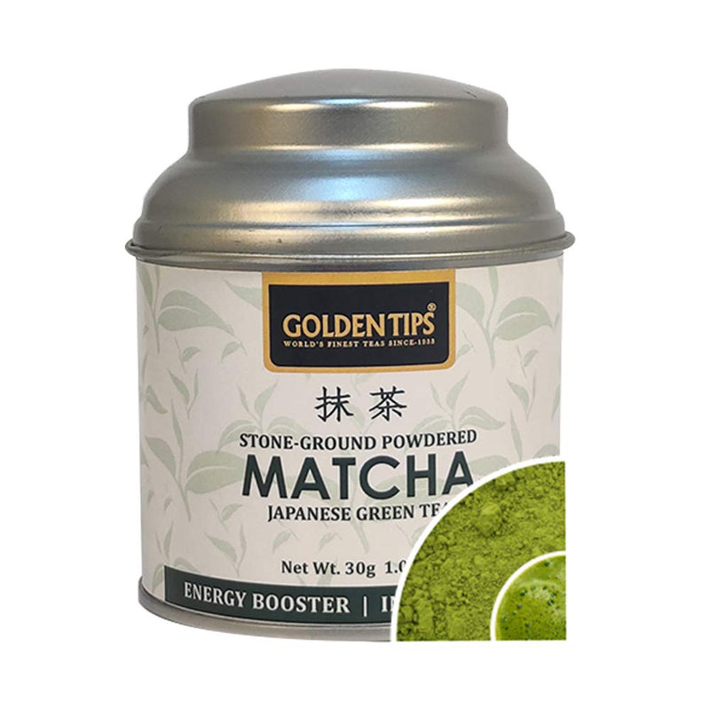 Japanese Matcha Green Tea Powder - Energy Booster and Anti-Oxidants - Golden Tips