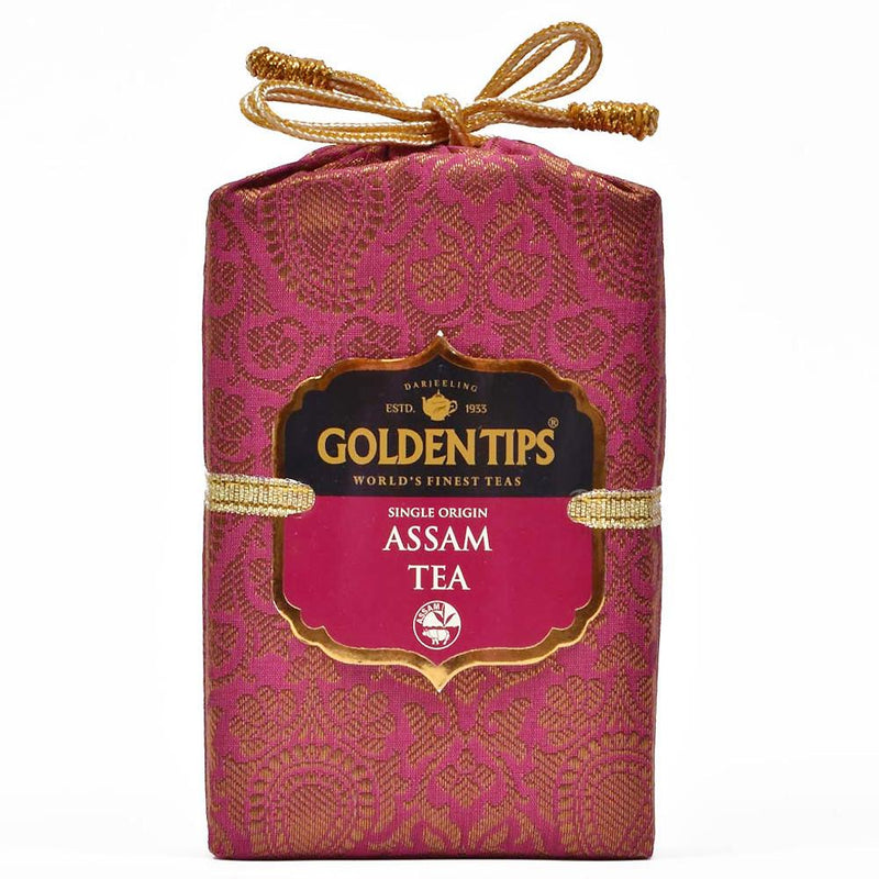 Pure Assam Tea - Royal Brocade Cloth Bag - Golden Tips