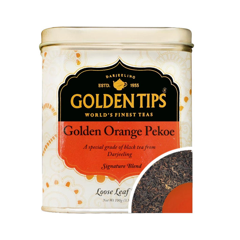 Golden Orange Pekoe Tea - Tin Can - Golden Tips