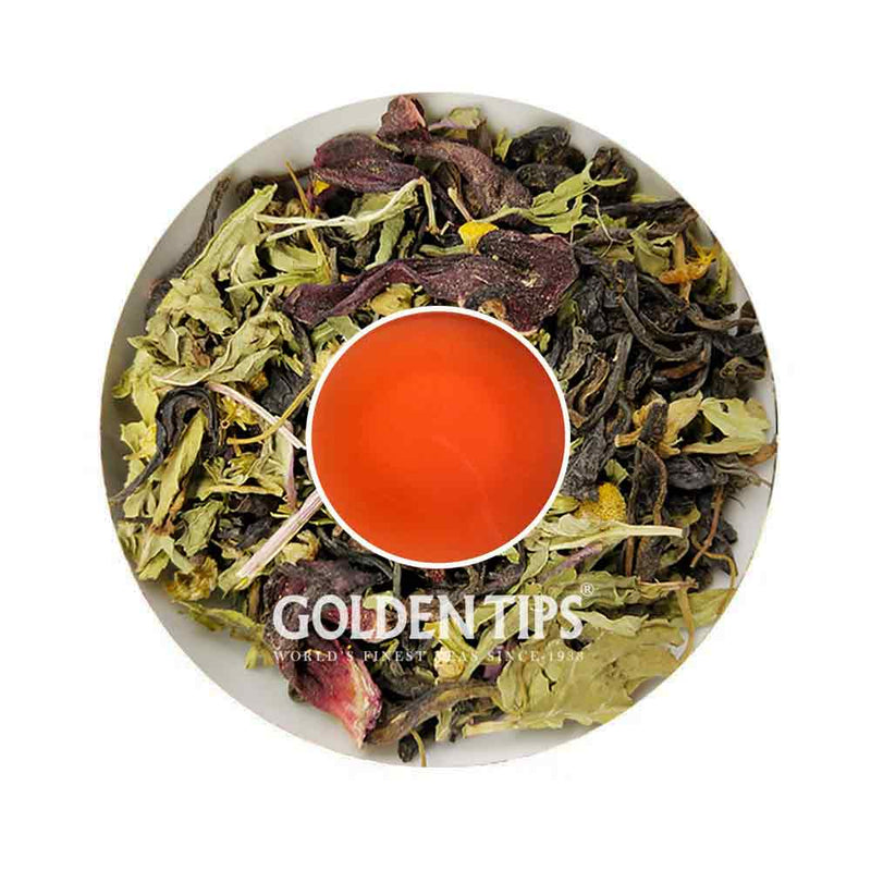 Supreme Synthesis Hibiscus - Stevia Green Tea - Golden Tips