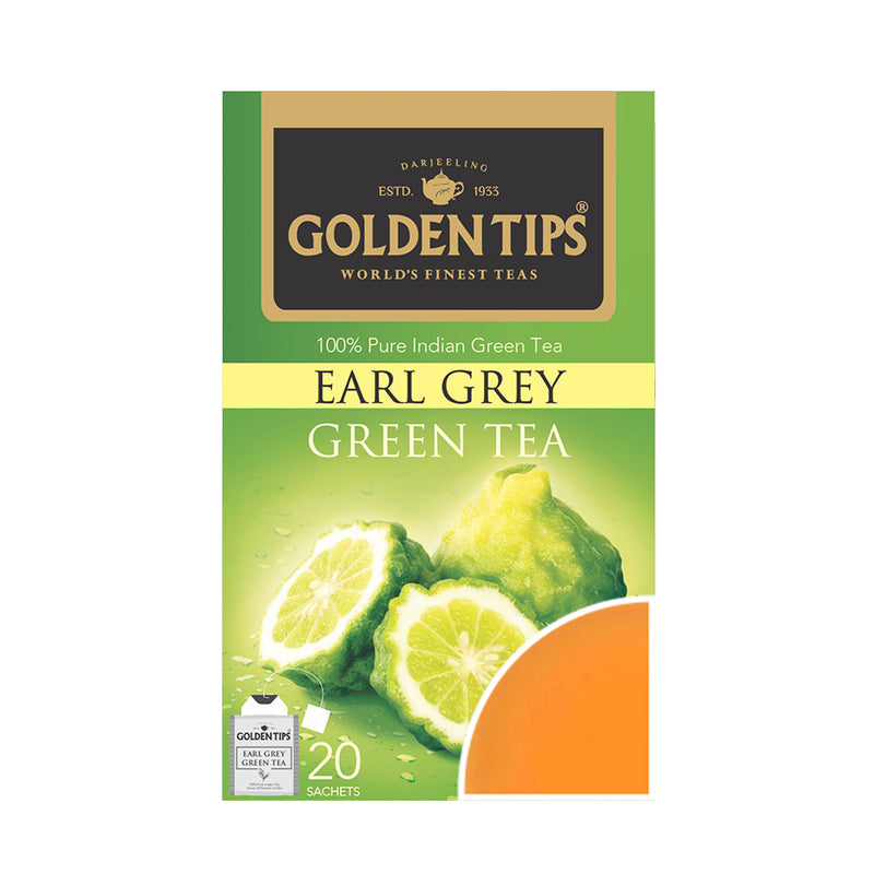 Earl Grey Green Envelope - Tea Bags - Golden Tips