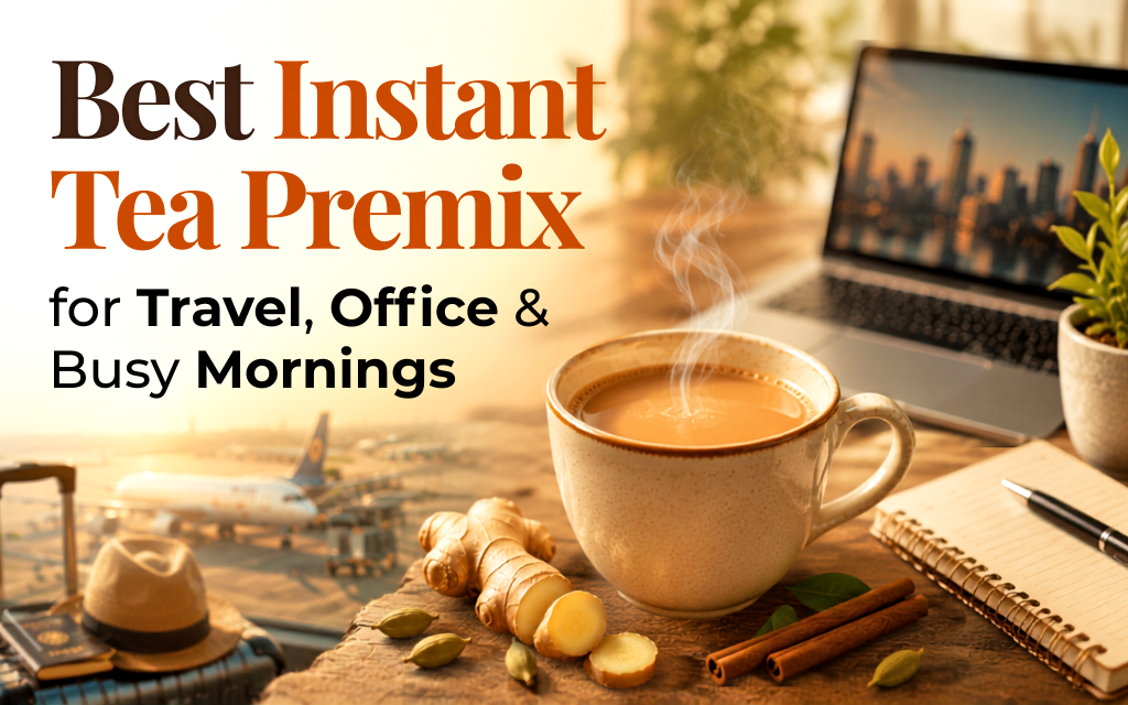 Best Instant Tea Premix for Travel, Office & Busy Mornings