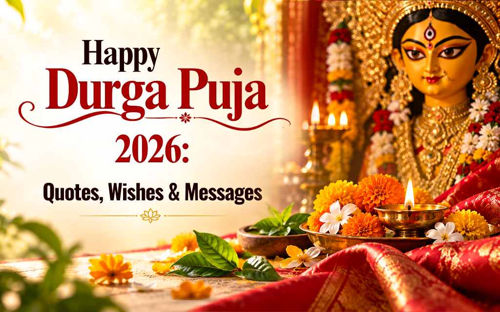 Happy Durga Puja 2026: Quotes, Wishes & Messages