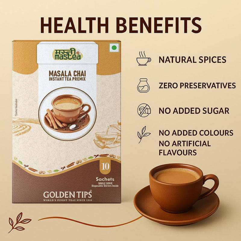 Instant Indian Tea Masala Chai Instant Tea Premix – Golden Tips