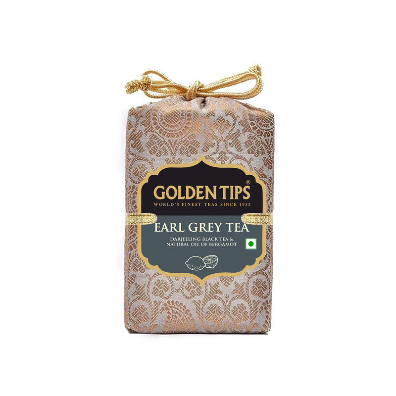 Earl Grey  Tea - Royal Brocade Cloth Bag