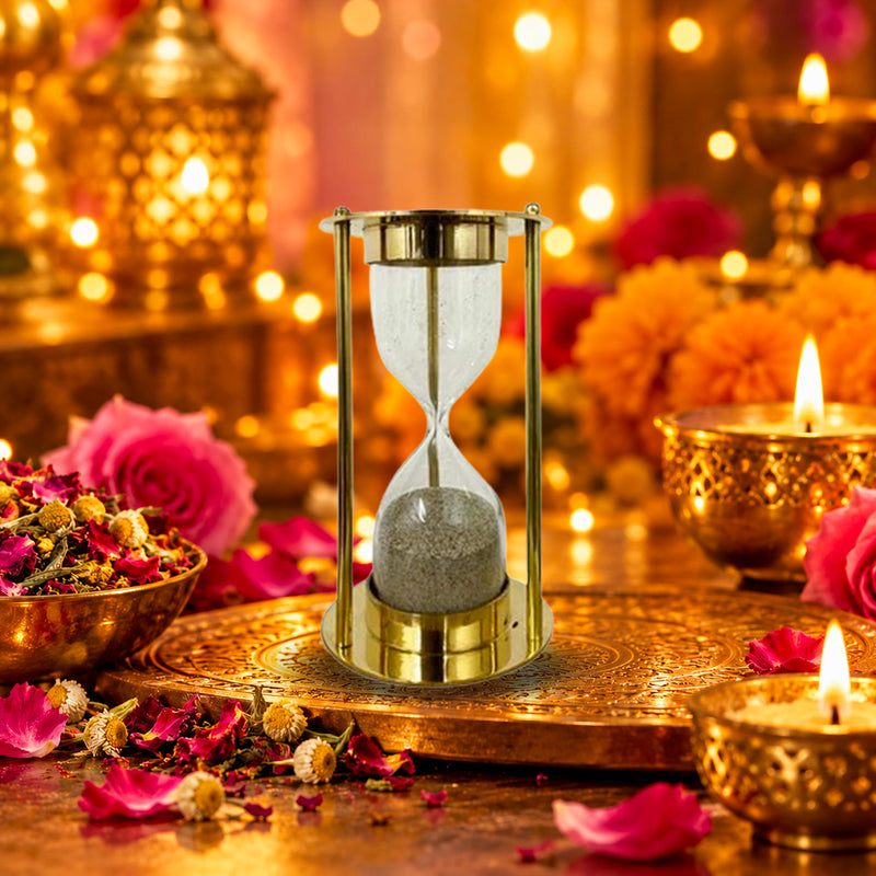 Brass Sand Tea Timer 3 minutes