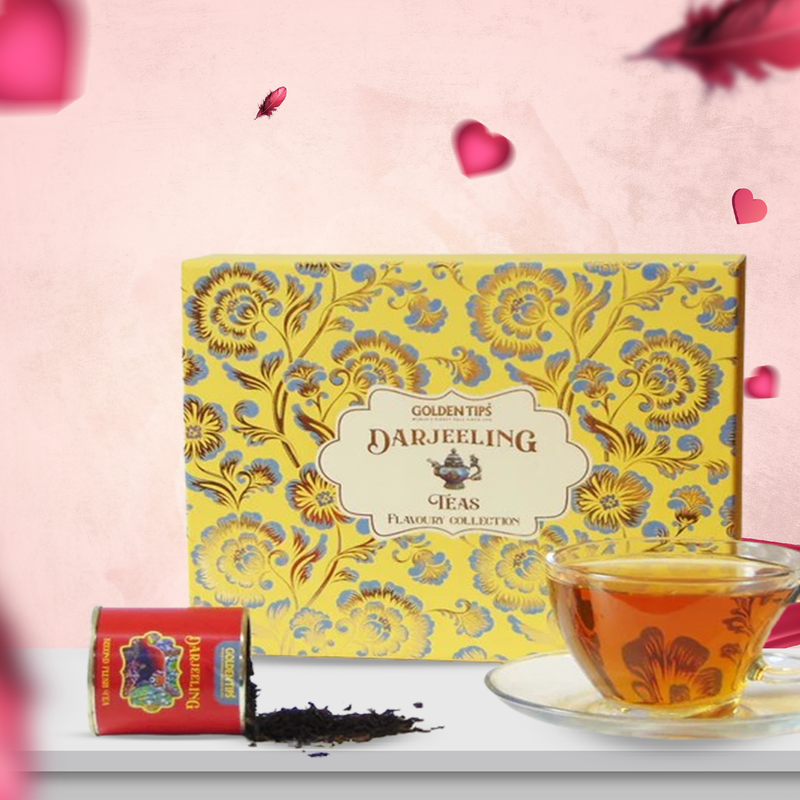 Flavoury Collection Darjeeling Whole Leaf Teas Gift Box