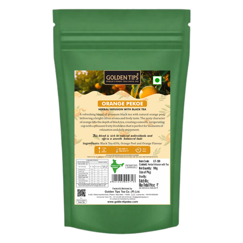 Orange pekoe - Herbal Infusion with Black Tea