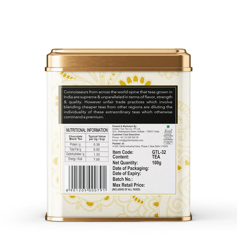 Chocolate Flavoured Black Tea - Tin Can