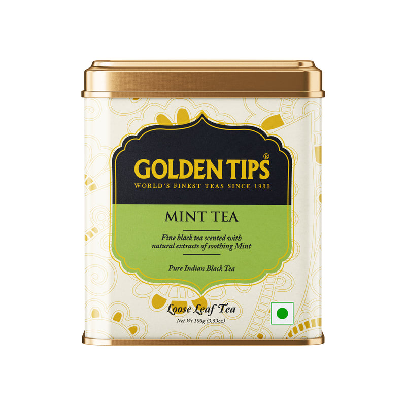 Mint Flavoured Loose Leaf Black Tea - Tin Can