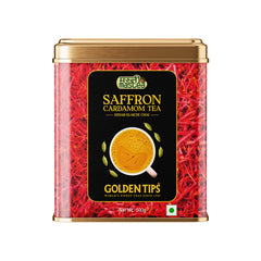 Saffron Cardamom Exotic Chai India's Authentic Spiced Tea - Tin Can