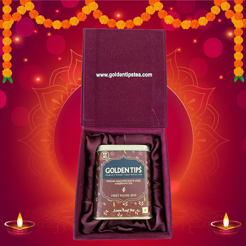 Namring Upper Star - Spring Magnificence Star Darjeeling Tea First Flush 2025 Gift Box Tin Can in Velvet Box