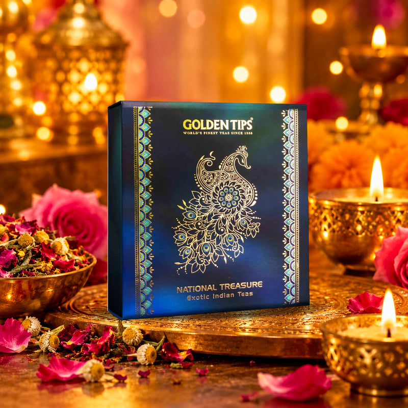 National Treasure Exotic Indian Herbal Tea Box