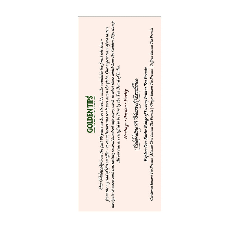 Saffron Instant Tea Premix