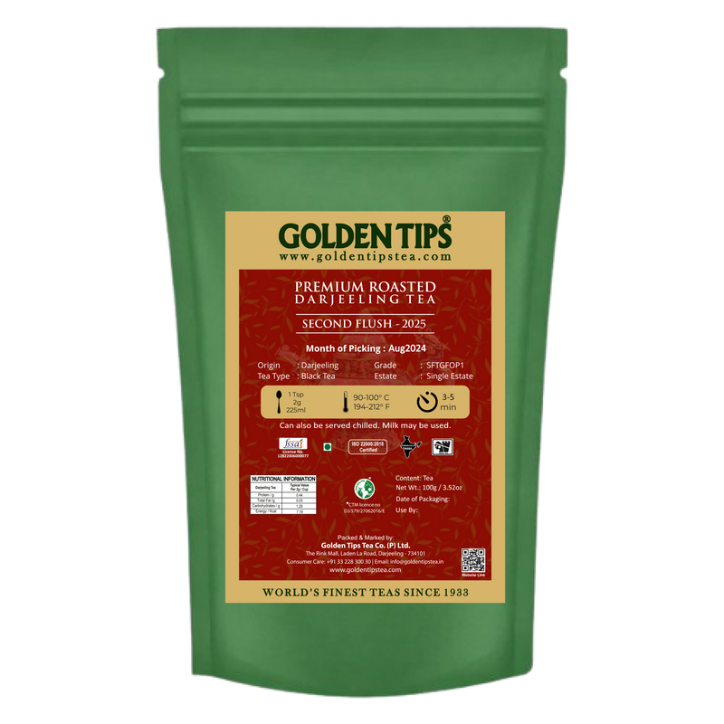 Premium Roasted Darjeeling Black Tea Second Flush