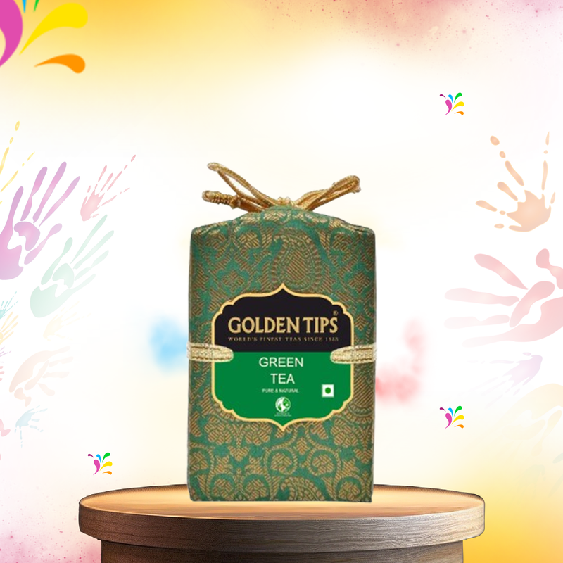 Pure Green Tea - Royal Brocade Cloth Bag