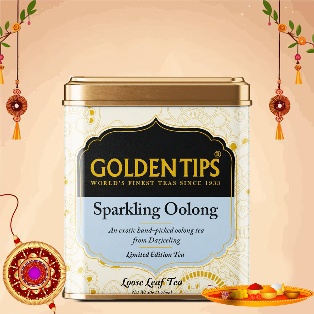 Kashmiri Kahwa Green Tea 250g - Golden Tips Tea (India)