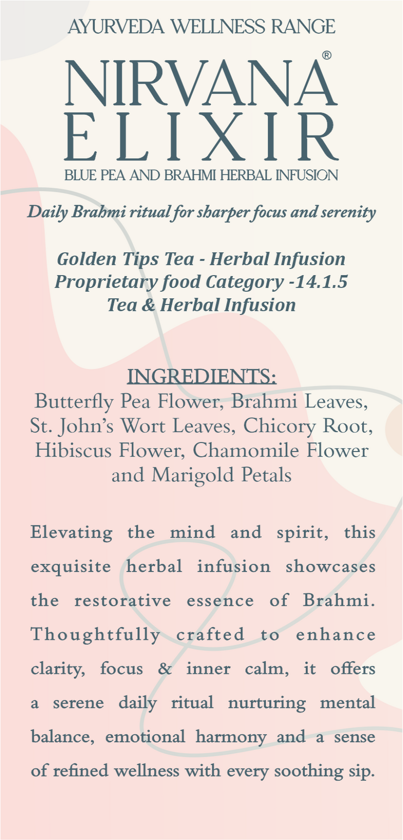 Herbyoga Nirvana Elixir Herbal Infusion ( Herbal Tea)