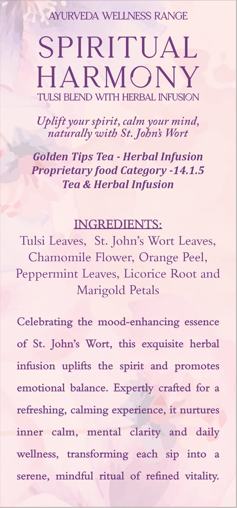 Herbyoga Spiritual Harmony Herbal Infusion (Herbal Tea)
