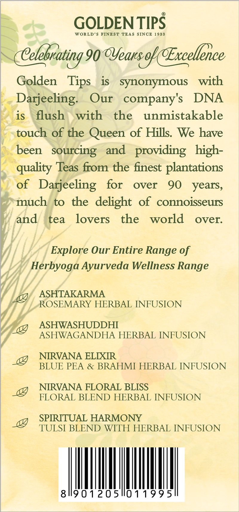 Herbyoga Ashwashuddhi Ashwagandha Herbal Infusion (Herbal Tea)