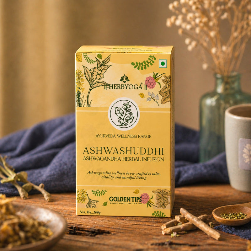 Herbyoga Ashwashuddhi Ashwagandha Herbal Infusion (Herbal Tea)