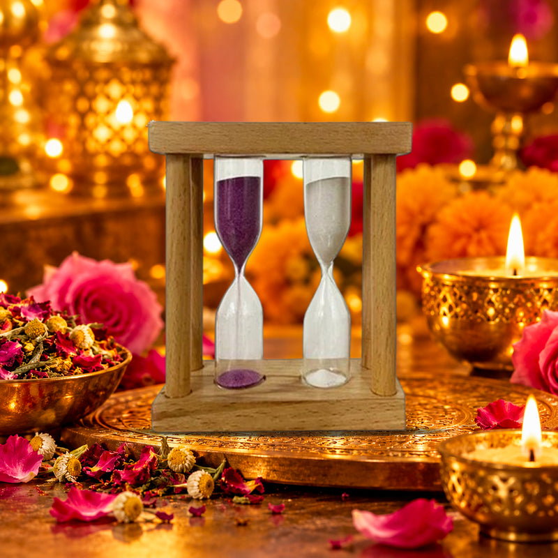 Wooden Sand Tea Timer 3 Minutes and 5 Minutes