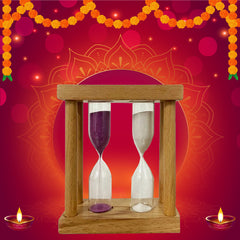Wooden Sand Tea Timer 3 Minutes and 5 Minutes
