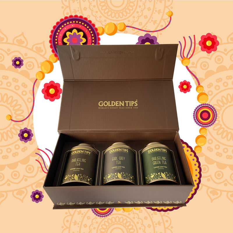 Gift box Combo - Darjeeling Tea + Earl Grey Tea + Darjeeling Green Tea