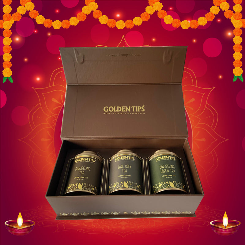 Gift box Combo - Darjeeling Tea + Earl Grey Tea + Darjeeling Green Tea