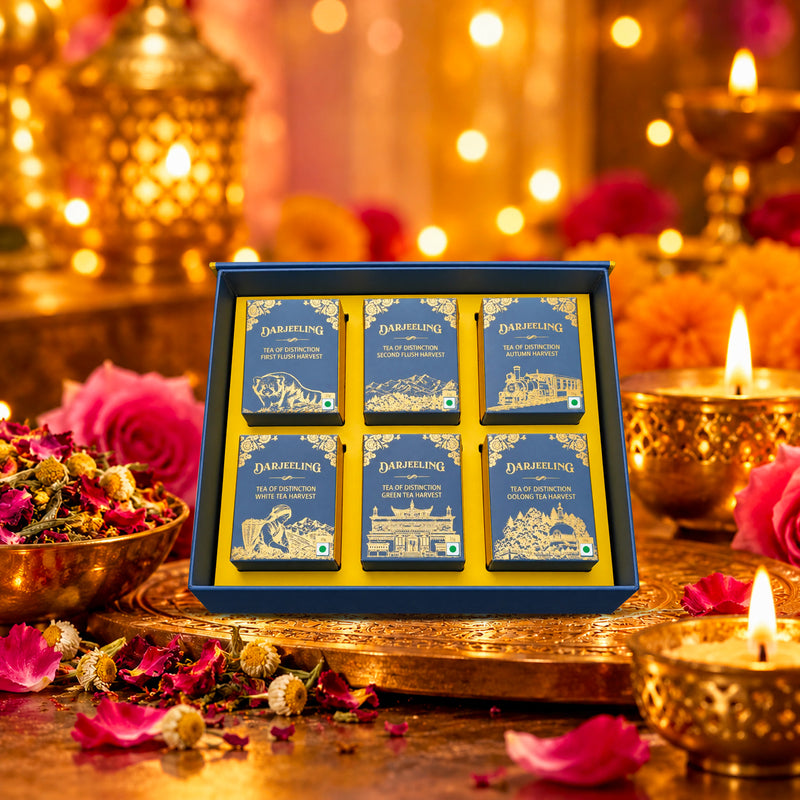 Flavoury Collection Darjeeling Whole Leaf Teas Gift Box