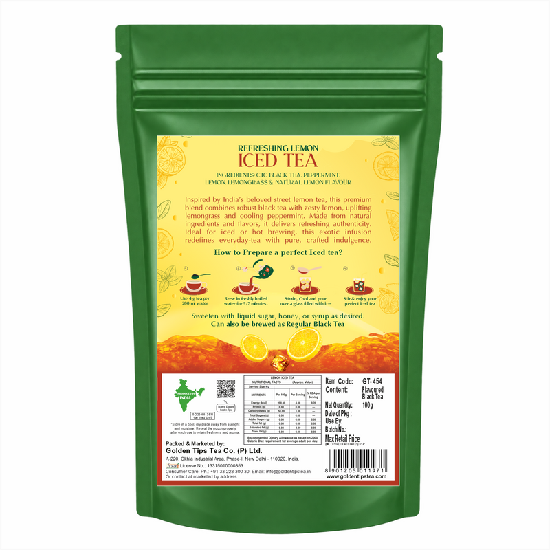 Lemon Iced CTC Black Tea
