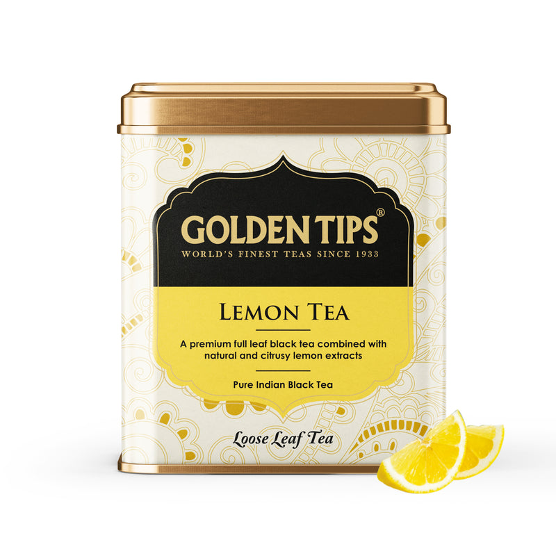 Lemon Flavoured Loose Leaf Black Tea - Tin Can
