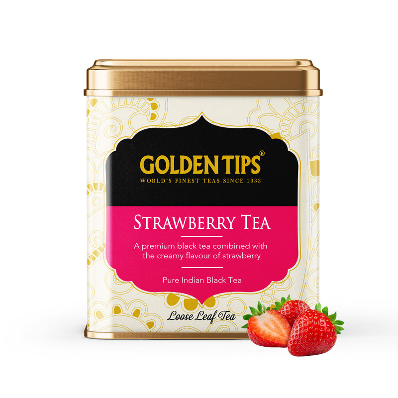 Strawberry Flavoured Loose Leaf Black Tea - Tin Can