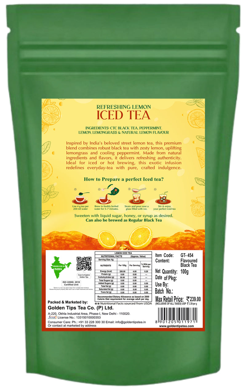 Lemon Iced CTC Black Tea