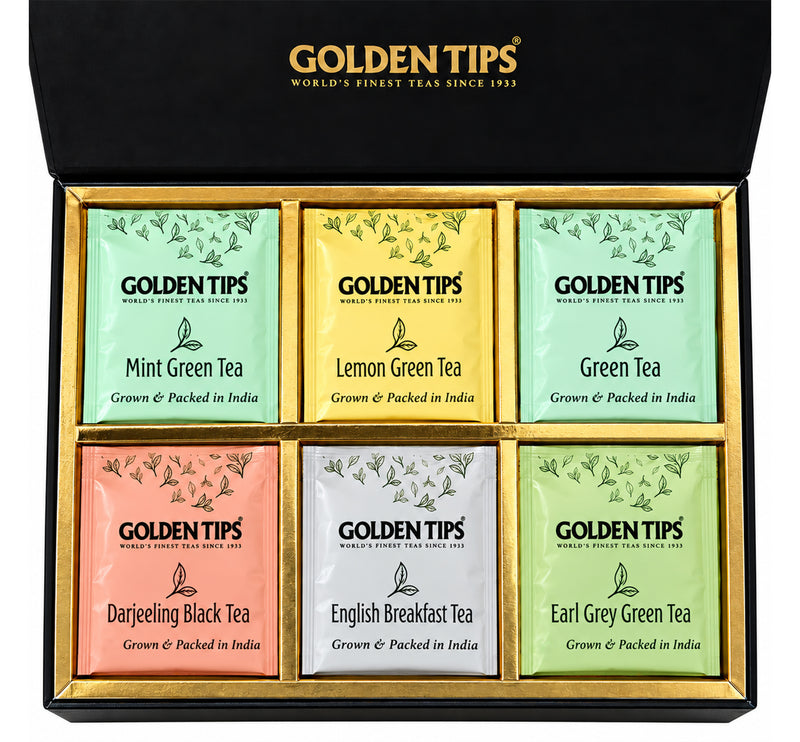 Aroma Selection - Black & Green Tea Assortment Individual Envelope - Tea Bags