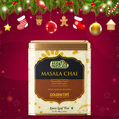 Masala Chai India's Authentic Spiced Tea - Tin Can