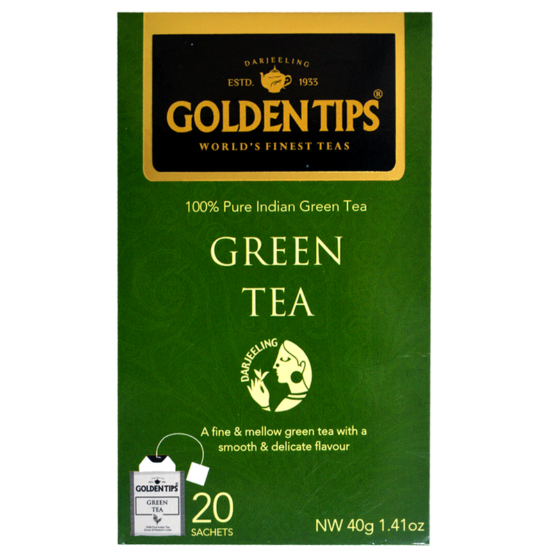 Pure Green Tea Individual Envelope - Tea Bags - Golden Tips